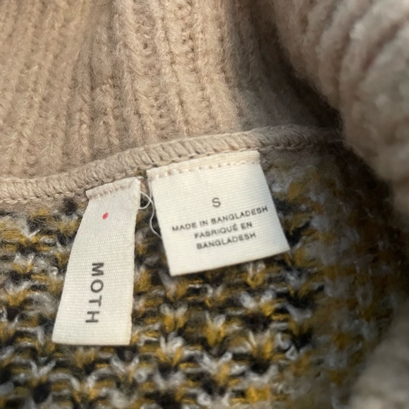 Anthropologie | Leopard Knit Turtleneck Sweater (S) - Picture 3 of 4